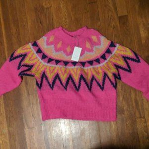 a.n.a A new day Pink crewneck Sweater